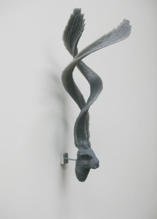 Twist (2012) 18 x
8 x 9.5 inches Three dimensional print in Vero Gray - unique 